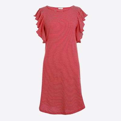 open lace back dress J Crew Red Orange Size S Dress – Swap Boutique main image 1