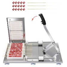 TECHTONGDA 10 Strings One Time Manual Wear Meat Kebab Machine with Mould