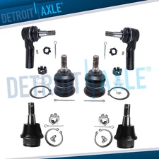 RWD Front Ball Joints Outer Tie Rods Suspension Kit for 2006-2012 Dodge Ram 1500
