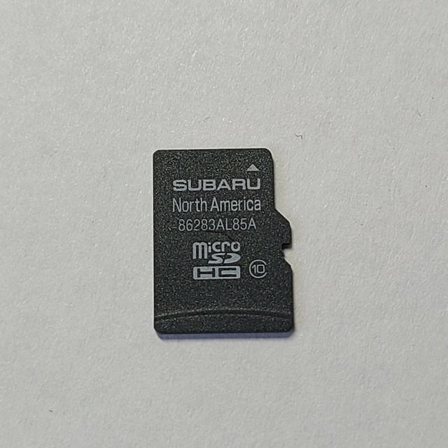 Subaru 2017 Legacy and Outback Navigation Micro SD Card Map Data