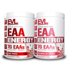 Evlution Nutrition EAA Energy - EAAs + Energy - 30 Servings - All Flavors