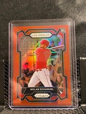Nolan Schanuel 2024 Prizm Red Prizm (RC) #154/299 - Angels