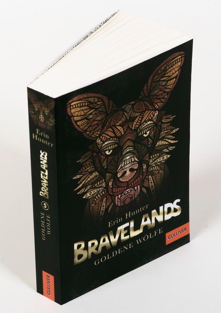 Thumbnail - Bravelands - Godene Wölfe Erin Hunter Taschenbuch Gulliver