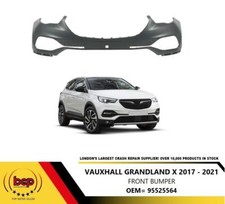 VAUXHALL GRANDLAND X 2017 - 2022 FRONT BUMPER PRIMED NO SENSOR HOLES