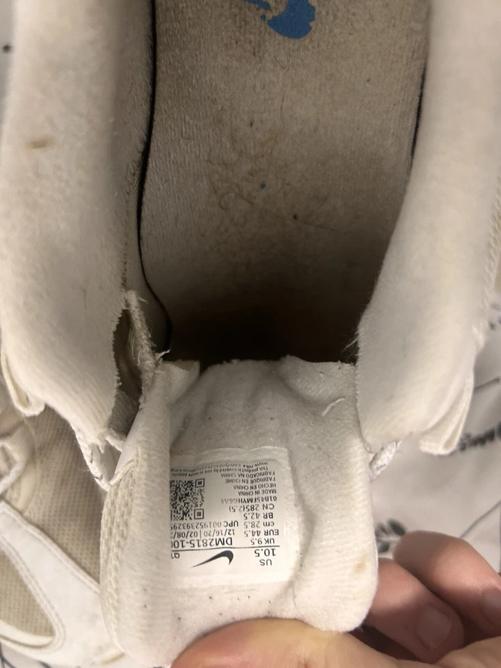 Size 10 - Nike Air Max 95 Triple White, photo 3 of 5