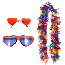 ELTON JOHN FAREWELL CONCERT ROCKETMAN LGBT FANCY DRESS ACCESSORIES WIG BOA