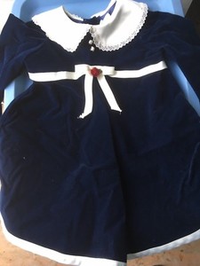 blue velvet christmas dress