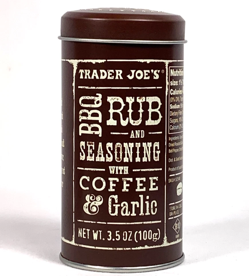 2X Trader Joe's BBQ Rub & Seasoning with Coffee & Garlic 3.5oz Can 11/26 - Image 2 of 4