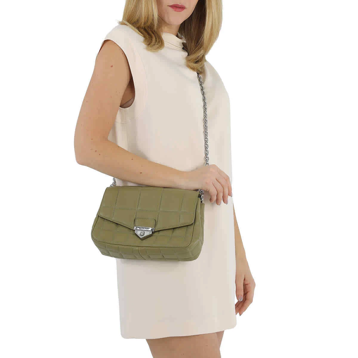 SoHo Large Quilted Leather Shoulder Bag