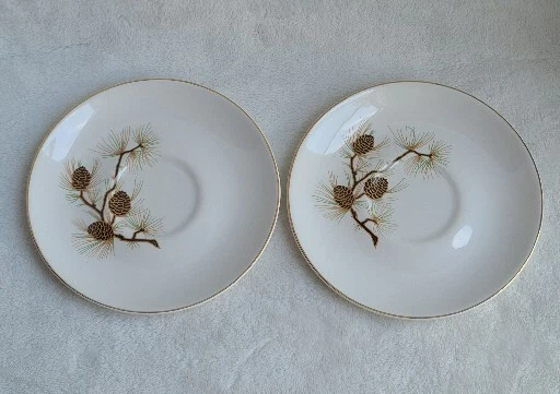Vintage pine cone clearance dishes