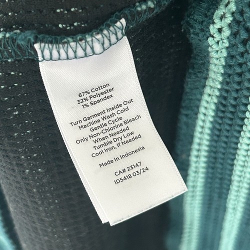 Talbots Top Gr. XL Strick gestreift Rollkragen grün adrett klassisch modern * - Bild 5 von 6