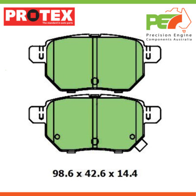 New PROTEX Ultra DISC BRAKE PAD SET For TOYOTA COROLLA 1.8 [ZRE152] 1.8L