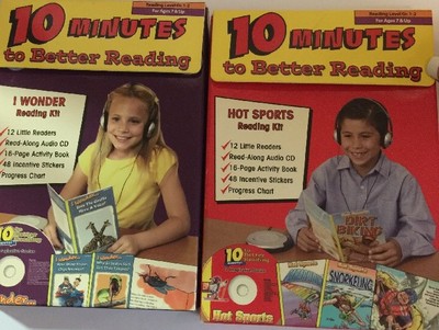 10 Minutes to Better Reading RL Grade 1-2 I Wonder And Hot Sports School
