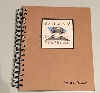 Write It Down Journal - 7.5x9 Inch Kraft Hard Cover Blank Lined Notebook, Made In USA