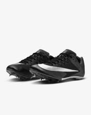 Unisex Nike Rival Sprint Track  Field Shoes Black/Gray Smoke