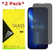 2P Privacy Anti-Spy Tempered Glass Screen Protector For iPhone 13 Mini Pro Max