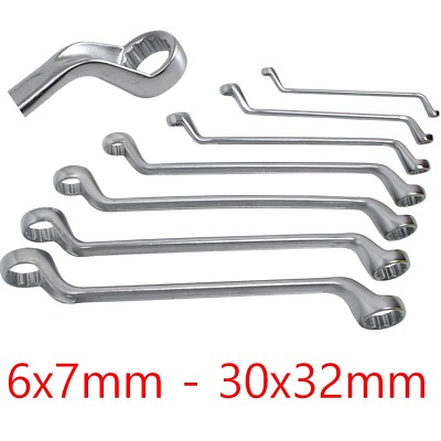Doppel Ringschlüssel 6x7 - 30x32 mm Ringschlüssel gekröpft - nach Wahl -