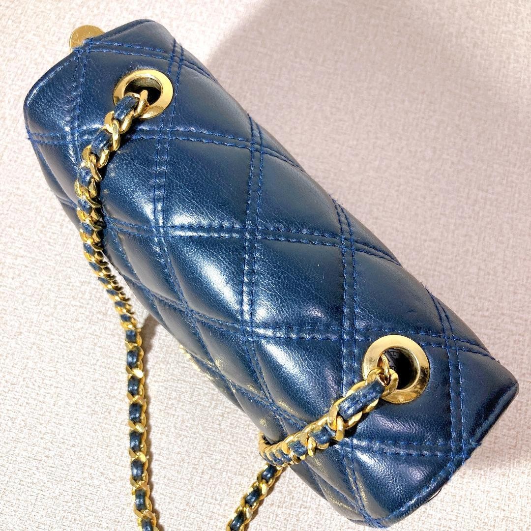 Givenchy Chain Shoulder Quilted Navys From Japan — image 6