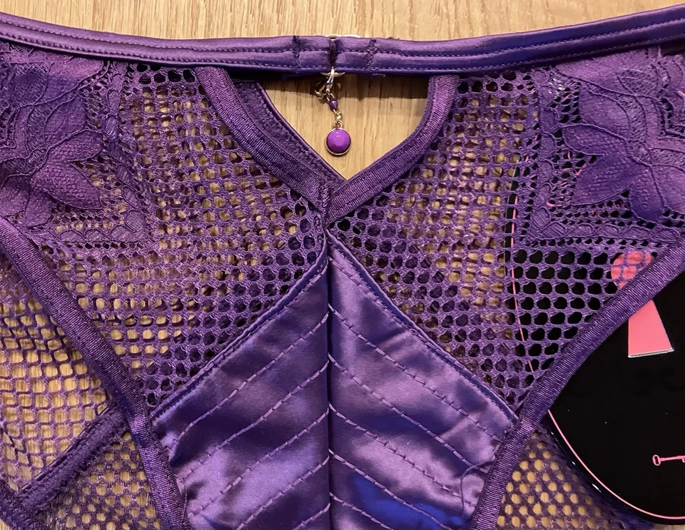 Hunkemöller Private Collection Brazilian Slip Gr. M lila sexy Dessous Brasilian - Bild 2 von 4