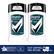 Degree Men UltraClear Deodorant 2 Count 72-Hour Protection 2.7 oz