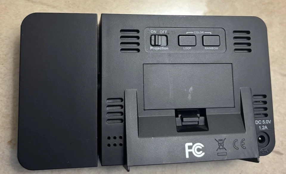 SMARTRO SC31B Digital Projection Alarm Clock with Weather Station - Used - Image 2 of 4