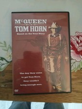 Tom Horn (DVD, 1980) Used Region 1 Widescreen Warner Bros Steve McQueen Rated R 