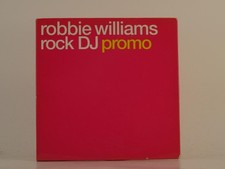 ROBBIE WILLIAMS ROCK DJ (E10) 1 Track Promo CD Single including Card Sleeve CHRY