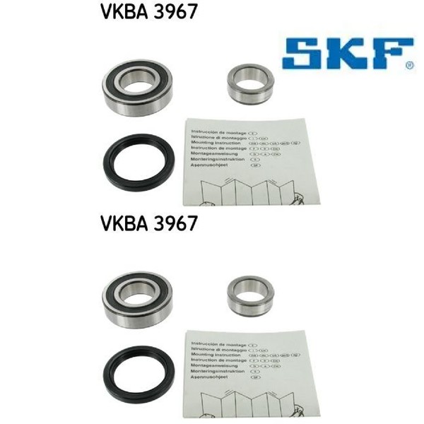 2X Radlagersatz SKF VKBA3967 2 Radlager Satz Links Rechts Hinterachse-image