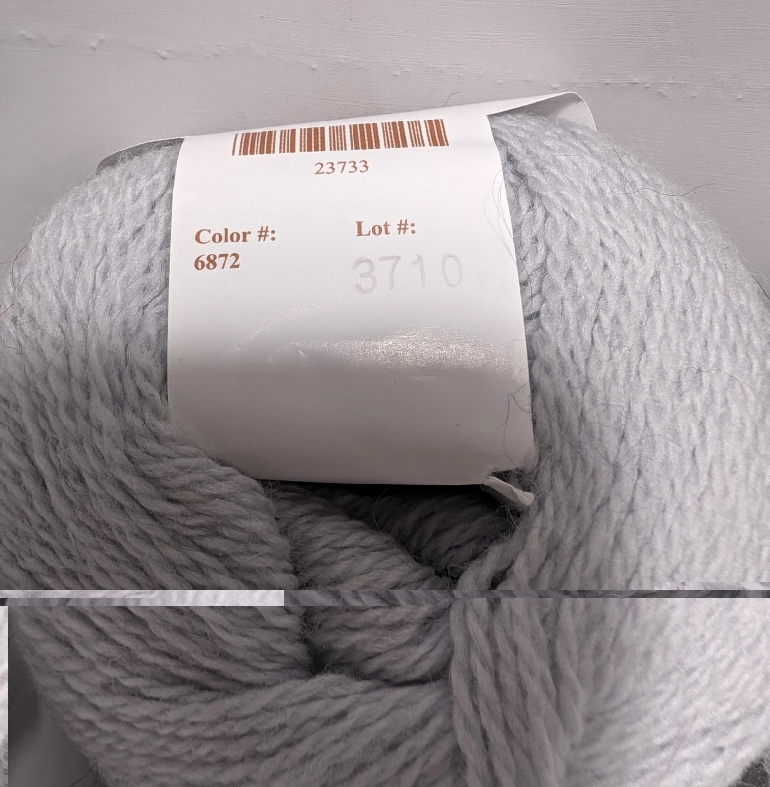 Knit Picks Palette Yarn Lot 7 Balls 100% Wool Mist Grey Merlot Heather 1617 Yds image 3