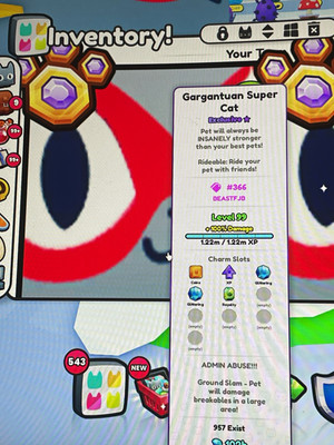 Pet Simulator 99 Gargantuan Super Cat  
