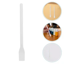 15pcs Plastic Glue Applicator Sticks Plastic Mixing Rods Small Paddle Applicator