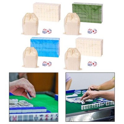 Travel Mahjong Würfelset Traditionelle Chinesische Version Brettspiel Spiel