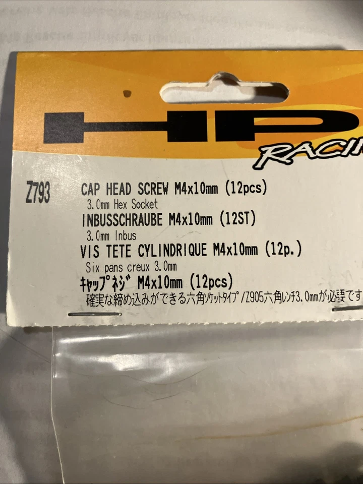 HPI Savage XL Flux Z793 4x10mm Cap Head Screw, 100912 Pinion  & 93535 Turnbuckle - Image 3 of 4