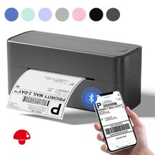 Bluetooth Thermal Shipping Label Printer for Amazon, Ebay, Shopify, Etsy, LOT