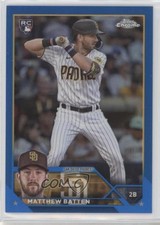 2023 Topps Chrome Update Blue Refractor 10/150 Matthew Batten #USC72 6e0
