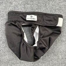 Pet Parents Washable Dog Diaper Size Large Black Reusable Female Heat Incontinen