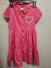 Girls Dress, Color : Pink, Size: 7