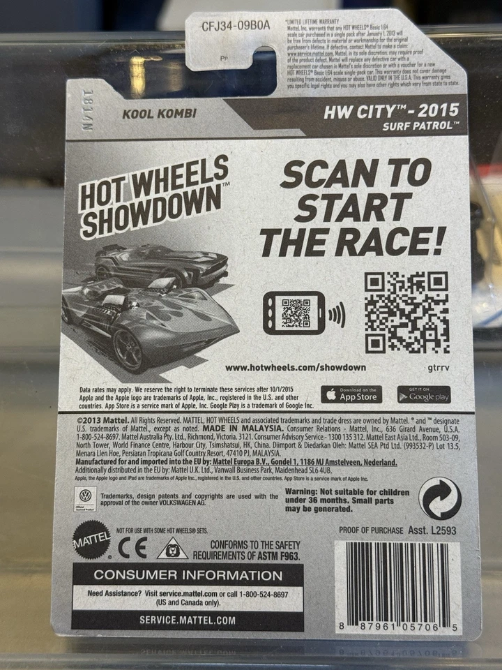 Hot Wheels Super Treasure Hunt Kool Kombi 2015 Surf Patrol - Image 4 of 4