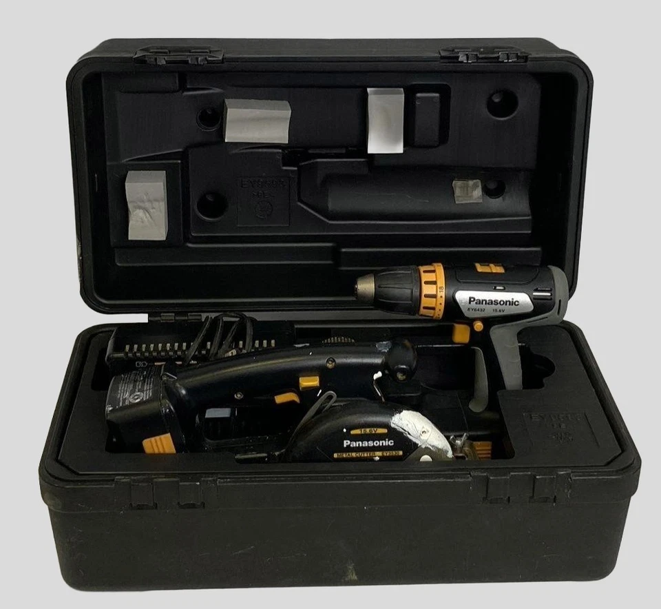Panasonic 15.6v Cordless Metal Cutter Combo Kit EYC136NQKW Tested ~ Works  - Image 2 of 4