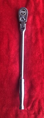 SNAP - ON TOOLS No. F-712 KENOSHA WIS. 3/8'' DRIVE BENT HANDLE FLEX HEAD RATCHET