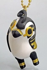 Horus Glazing Egyptian God Mascot Figure Ball Chain 2 - 3.8-5.5cm,  Duty Paid or