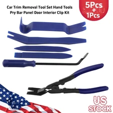 Car Trim Removal Tool Set Hand Tools Pry Bar Panel Door Interior Clip Kit 6PCS