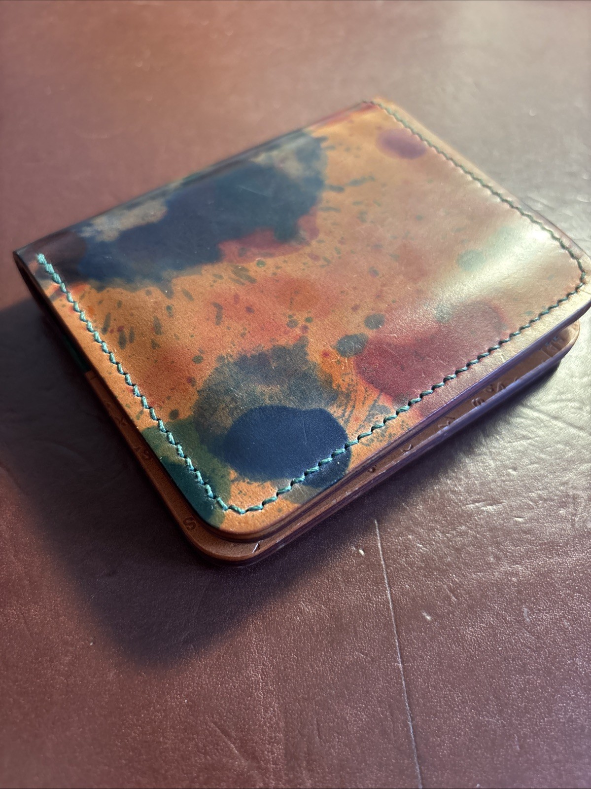 Left Foot Leather Custom Handmade Shell Cordovan … - image 1