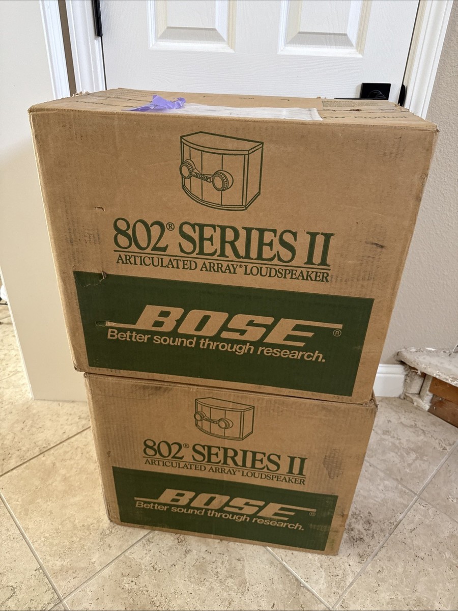 Pair Bose 802 Series ll Speaker Professional loudspeaker w Cover