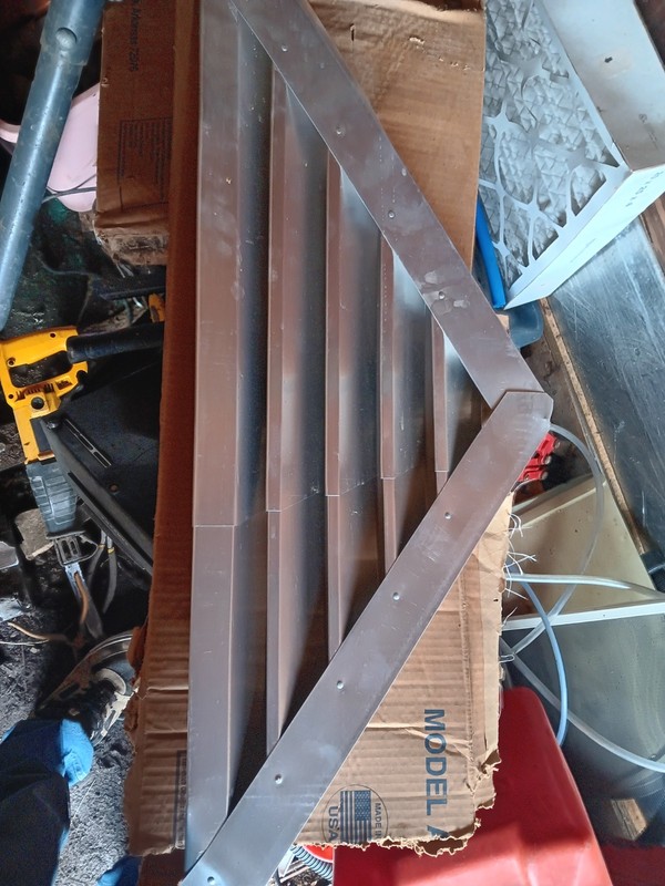 #789 All Aluminum Vari-Pitch Adjustable Louvers  A Series Model #A50B By Lomanco