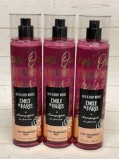 Bath  Body Works Emily in Paris Champagne in Paris Fragrance Mist 8oz x3