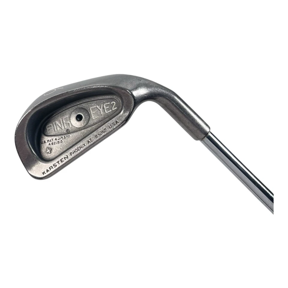 Ping Eye 2 + Plus Punto Negro 6 Hierro Karsten KT-Shaft Acero Damas Flex 37.5" Derecha Foto 3 de 4