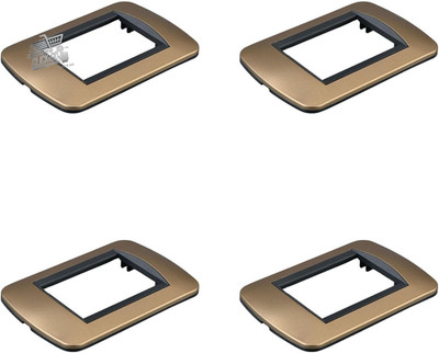 Oval Plate 3 Seater 503 Gold Compatible Bticino Living Light 4 Piece MBL Series