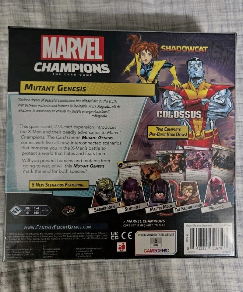 Marvel Champions Card Game LCG- Mutant Genesis Expansion, Out Of Print, NEW - Image 2 of 2