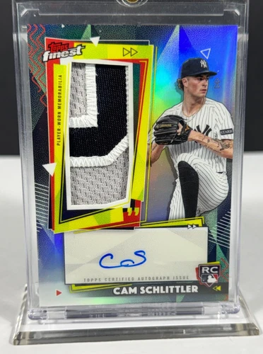 2026 Topps Finest Cam Schlittler Base (RAW)